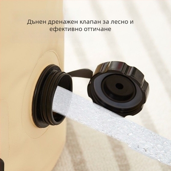 Портативна ваничка за крака за домашна употреба, над коляното, сгъваема