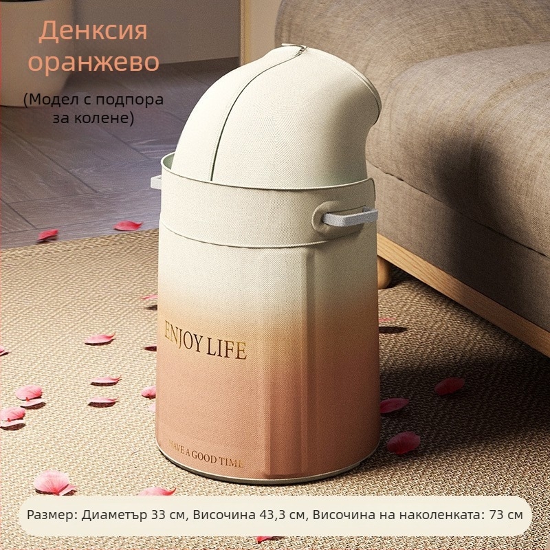 PVC наколенки за коляното, удължена изолирана ваничка за крака, повдигната височина за възрастни, сгъваема ваничка за крака за домашна ежедневна употреба