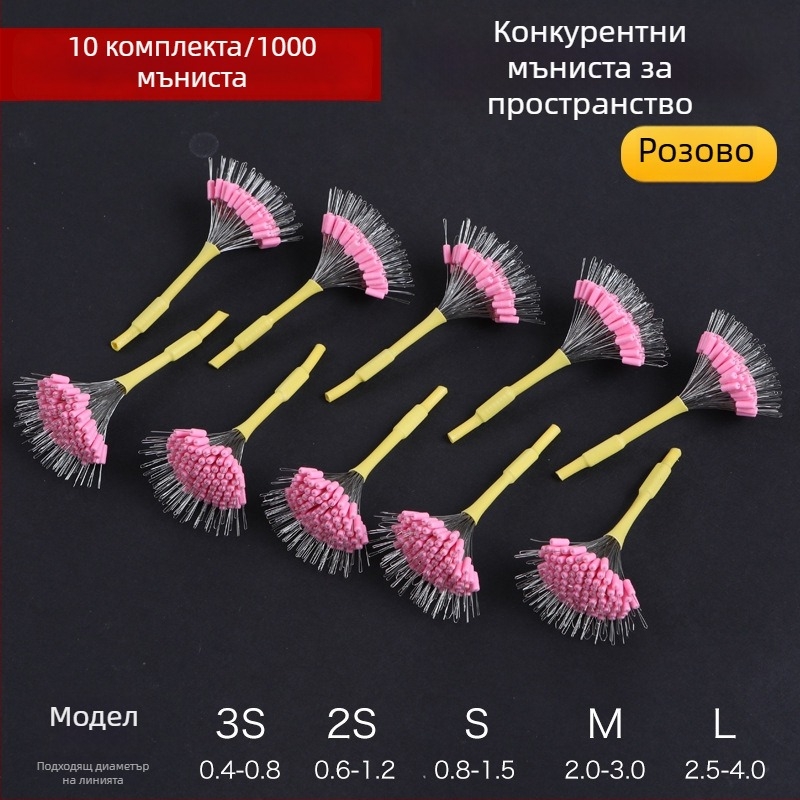 Силиконови заключващи Space Beans за риболов, против заплитане, усилени, на едро 100 бр., гигантски