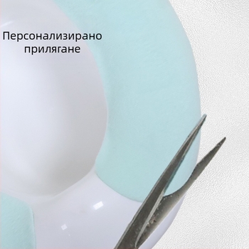 Детски предпазител за седалката на тоалетната – зимно топло, неплъзгащ се, самозалепващ, подрязваем