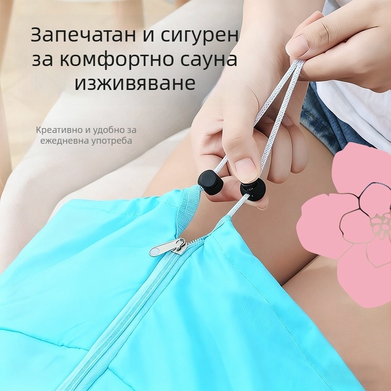 Сгъваема кофа за къпане на крака, дълбока до коляното, с изолация за прасеца, удебелена домашна кофа за педикюр