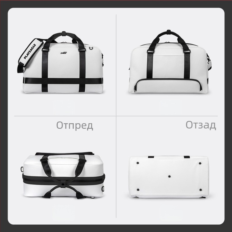 Playeagle Чанта за облекло за голф с отделно отделение за обувки, преносима за открито