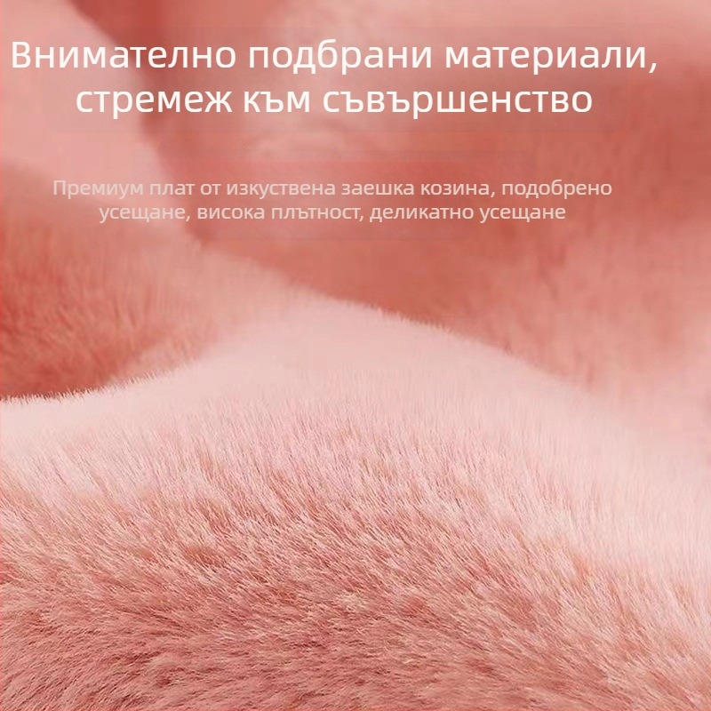 Презареждаща се електрическа бутилка за гореща вода с фланелена материя — затопля ръцете и корема, модел 06