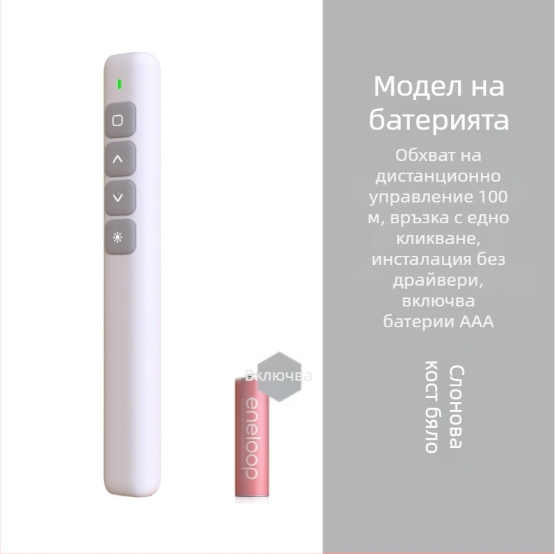PPT лазерен презентатор с дистанционно управление за превъртане на страници — лазерен указател за обучение и презентации