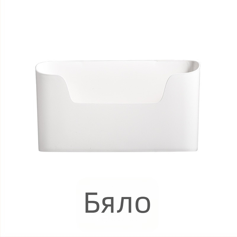 Мултифункционален стенен органайзер за шкафове в кухнята и банята, без пробиване, за съхранение на ежедневни неща