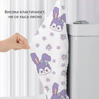 Еднократно покривало за седалка на тоалетна с пълно покритие, водоустойчиво и подсилено за пътуване