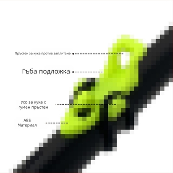 Нов държач за примамки с гъбена подложка за морски риболов