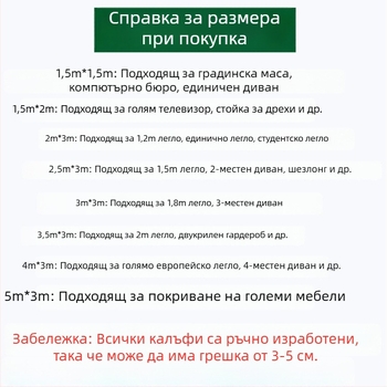 Прахозащитна покривка за мебели, легла и дивани