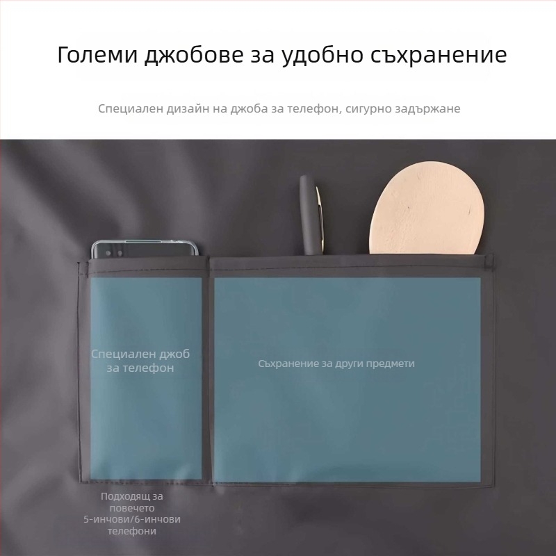 Водоустойчива и маслоустойчива безръкавна престилка за кухня за мъже и жени, едноцветна, с голям джоб, семпъл модерен дизайн.