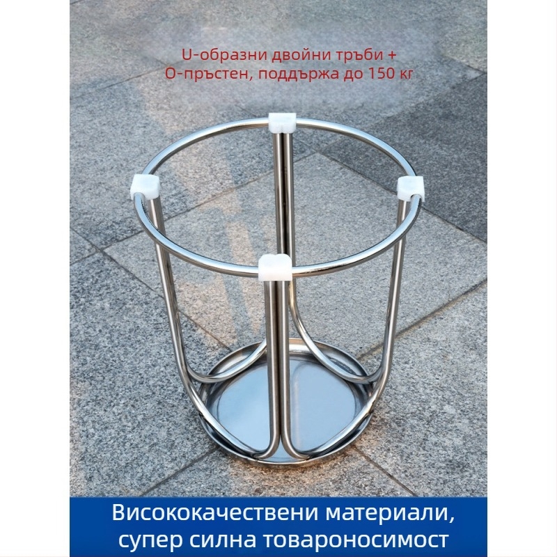 304 неръждаема стоманена табуретка за фабрика и ресторант, модерен минималистичен стил, висока и ниска височина, квадратна и кръгла форма, за дома