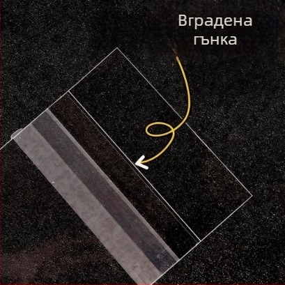 Готови изделия от мъниста — HD прозрачни самозалепващи чанти, прахоустойчиви опаковки за мъниста, самозалепващи защитни капачета