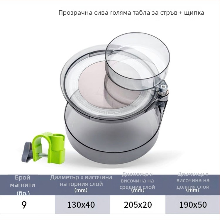 Универсална магнитна плоча за примамки за риболов със стол и кутия, двойно и тройно ниво плочи за примамки и открит съд за примамки