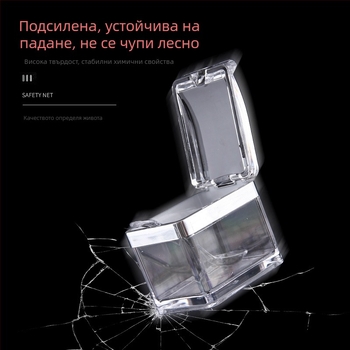 Акрилна кутия за подправки за кухня с разделени отделения – пластмасови съдове за подправки, комплект