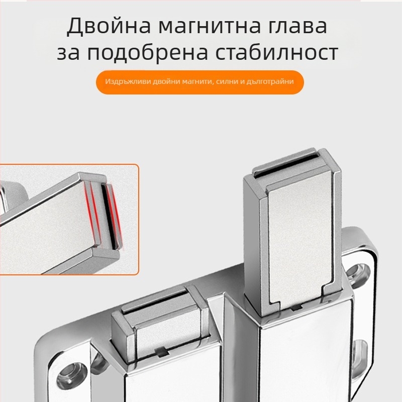 Буфер за невидими врати за двойна гардеробна, магнитен ограничител за врати и пружинен буфер за шкаф за обувки