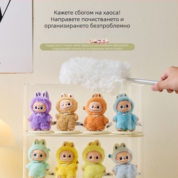 Акрилна прахозащитена витрина за фигури и кукли, 4 л