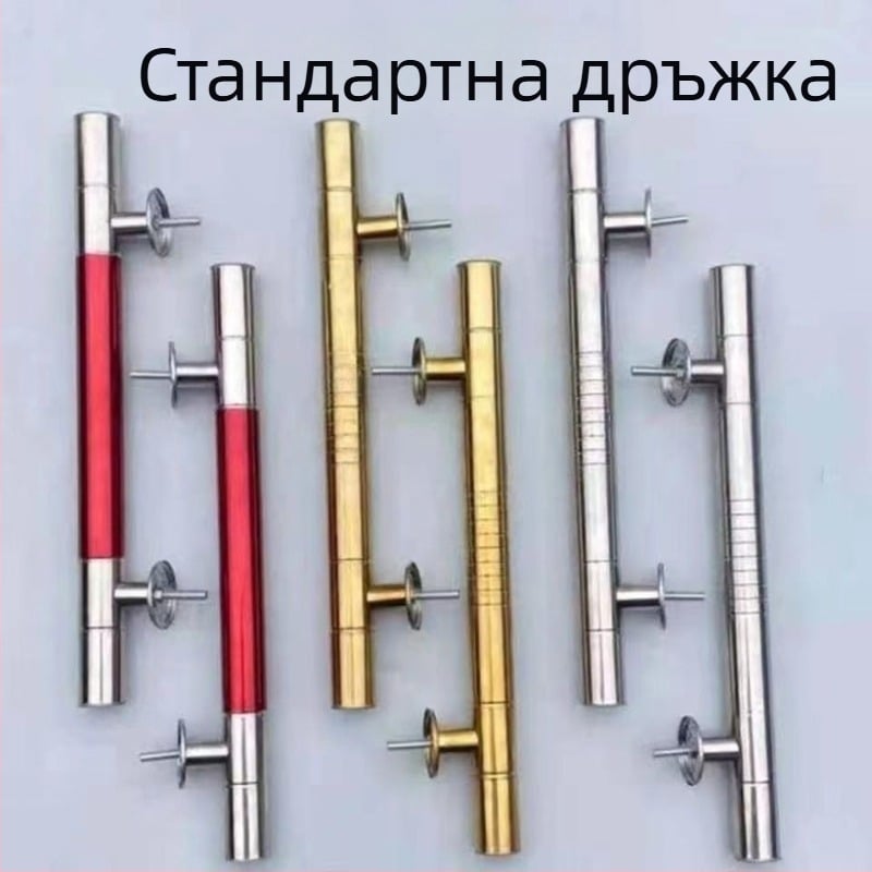 Дръжка за врата от неръждаема стомана, универсална за големи врати, за селски двойни врати, дърпаща дръжка в ретро стил