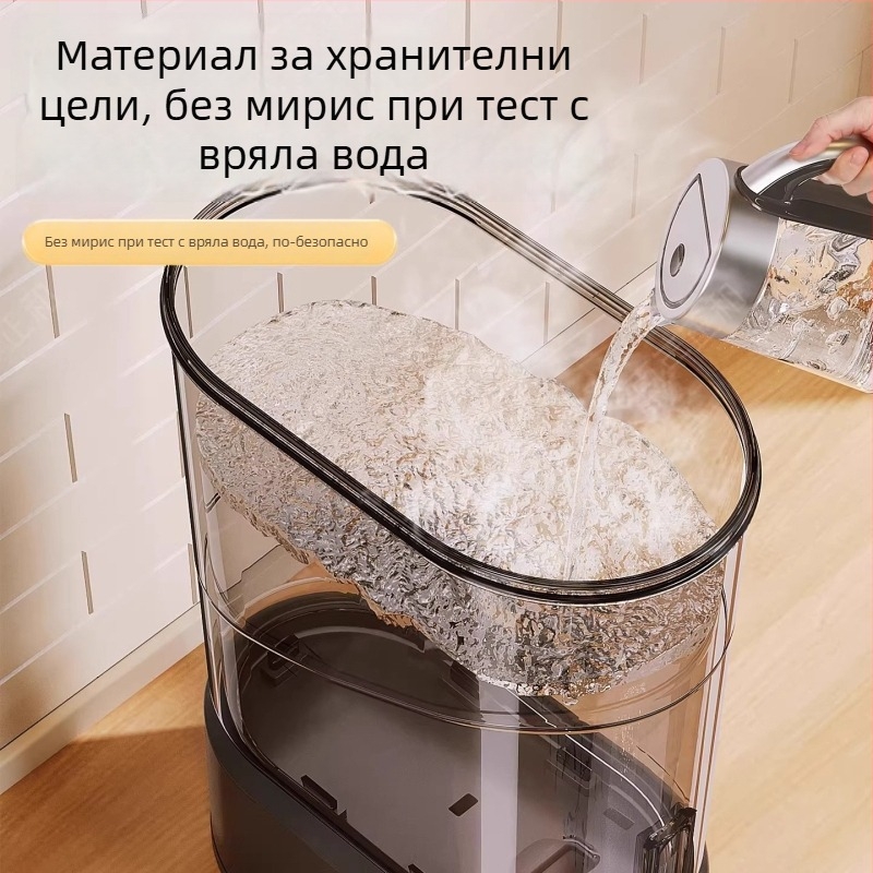 Контейнер за ориз за дома - запечатан, влагозащитен и против насекоми, хранителен клас