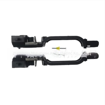 Скоба за дръжка на врата за Ford Focus (2003–2007) 6S4Z-5426685-B / 6S4Z-5426685-C, черен, пластмаса и алуминий