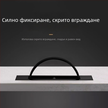 Tatami скрита вградена дръжка за покривка на легло и таблата на леглото, въртяща се дръжка за шкаф с тайно копче