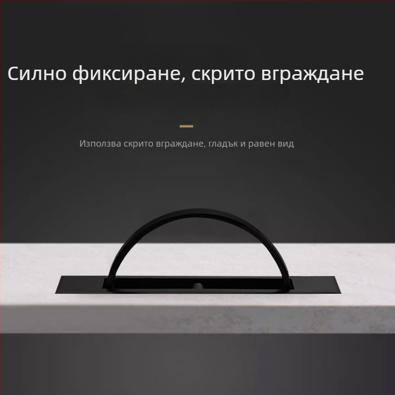 Tatami скрита вградена дръжка за покривка на легло и таблата на леглото, въртяща се дръжка за шкаф с тайно копче