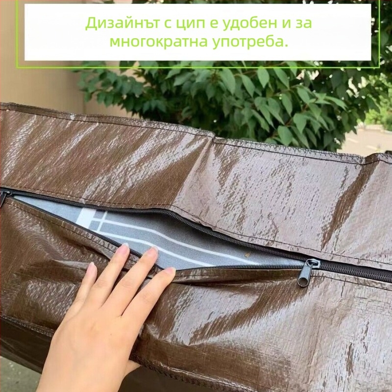 Чанта за опаковане на матрак със 3D цип, пластмасова тъкана торба със змийски шарки, защитен калъф за преместване и съхранение