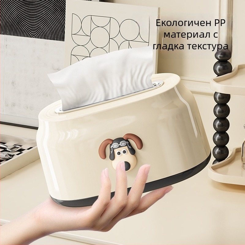 Пролетна кутия за салфетки за хол – стилна кутия за съхранение, креативно решение за баня, модел E18