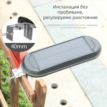 Слънчево LED стенно осветление за двор, водоустойчиво IP65, ландшафтно осветление, нов модел