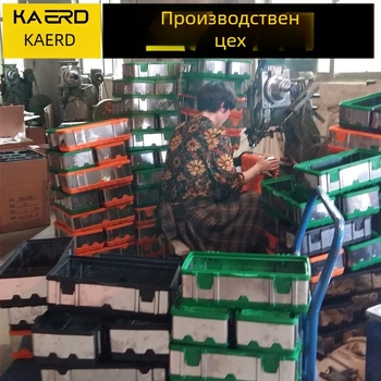 Ръчно метално кутия за инструменти от неръждаема стомана, двуслоен дизайн с ABS рама, за съхранение на инструменти в дома и при кола, размери 400×210×190 мм, товароносимост 200 кг