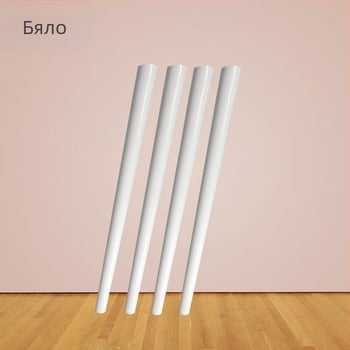 Крака за мебели от масивно дърво: крака за маса, бюро и стол, кръгли крака за маси, естествено дърво, модерен минималистичен офис