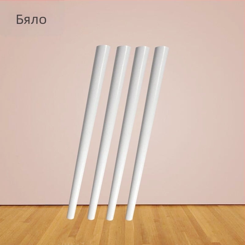 Крака за мебели от масивно дърво: крака за маса, бюро и стол, кръгли крака за маси, естествено дърво, модерен минималистичен офис