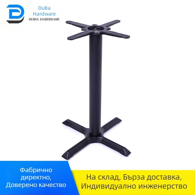 Метални кръстовидни крака за маса за хранене