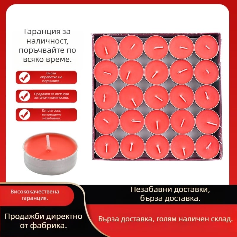 Гхи лампи, 4-часово горене, 100 броя, за фестивали, храмове и домашна употреба