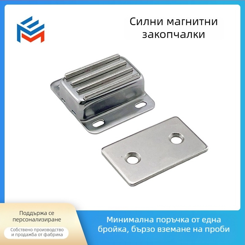 Minyi неръждаема стомана магнитен държач за врата на шкаф, удебелен дизайн за класически шкафове
