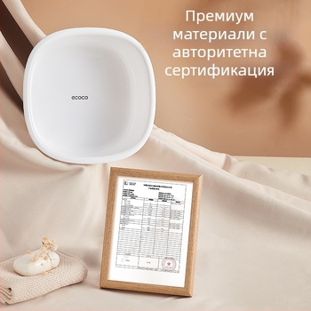 Пластмасова мивка за пране за дома, малък размер, здрава и с дебели стени