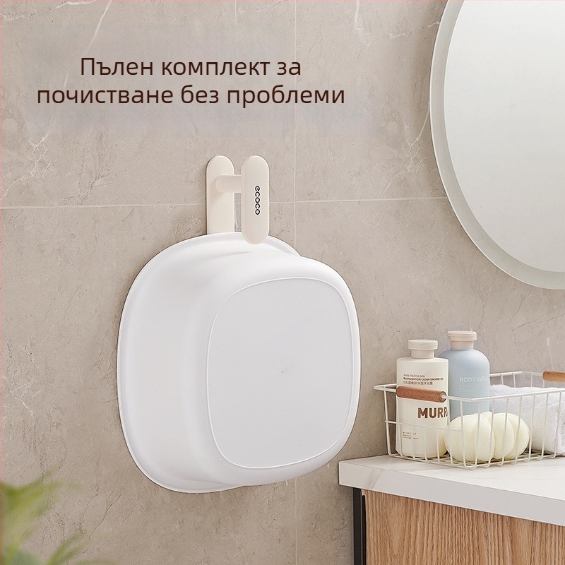 Пластмасова мивка за пране за дома, малък размер, здрава и с дебели стени