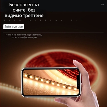 LED лента 220V, 2835/3535 SMD, без драйвер, линейна лента за вътрешно осветление, 10 см, може да се реже