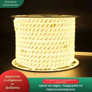 Външна декоративна LED лента за атмосферно осветление, RGB, водоустойчива, самозалепваща.