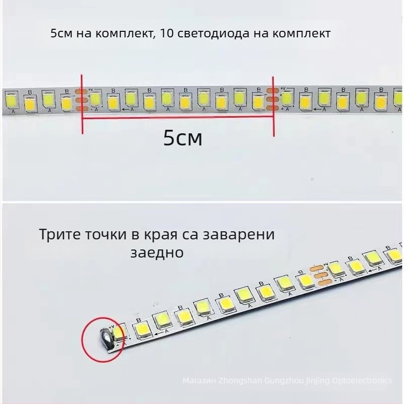 LED таванно осветление със специален дизайн, подменяем светлинен източник, 220V драйвер, трисцветна димерна мека лента, 2835 двуцветна температура