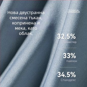 Мъжки безшевни боксерки от ледена коприна, дишащи и антибактериални