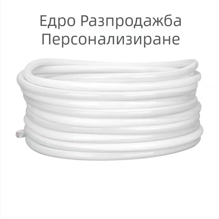 110V персонализирана LED гъвкава кръгла светлинна лента за външна реклама, 360° осветление, неонов ефект, 12V/24V