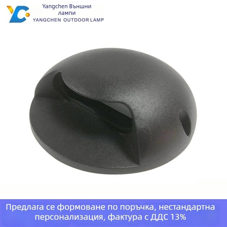 LED корпус за външно осветление на пътека със прозрачен капак; повърхностно монтиран, странично излъчващо осветление за стъпала и ъглови светлини