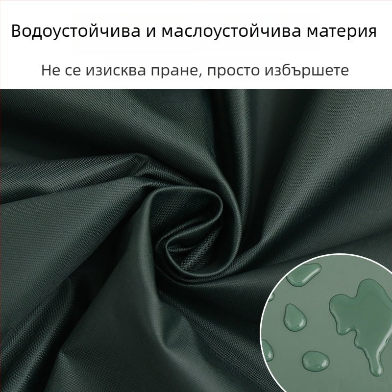 Корейски стил фартук за домакинство: опростен модерен дизайн, водоустойчив, против мазнини и петна, с презрамки, къс модел за лятото