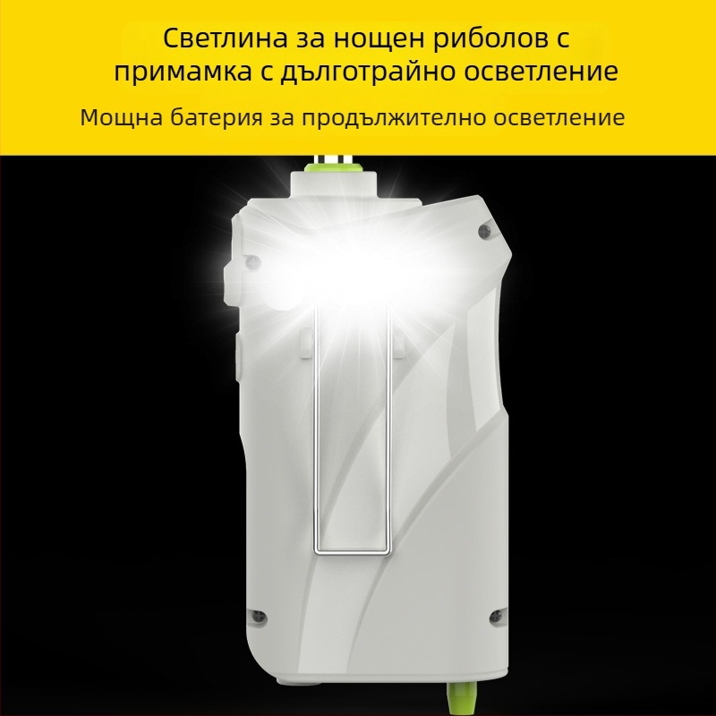Сензорна водна помпа за риболов на открито с аератор и кислородна система за кутията за риболовни принадлежности