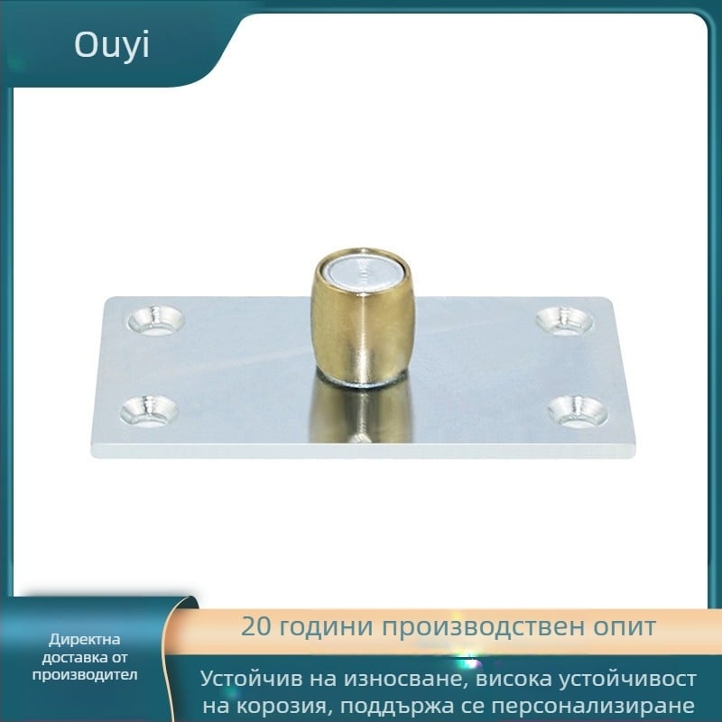 Комплект хардуер за плъзгаща врата: релса за водач на пода, ролки и стопер – стоманен, модерен минималистичен стил, персонализиран размер, до 100 кг