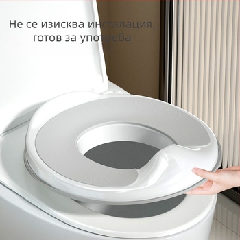 Детски пръстен за седалката на тоалета, за момчета и момичета, подходящ за стандартна тоалетна, прост дизайн