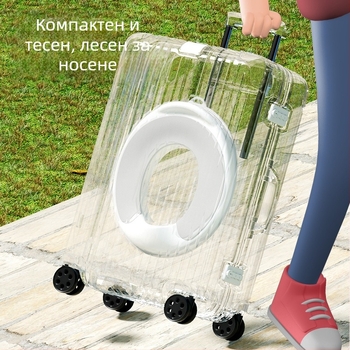 Детски пръстен за седалката на тоалета, за момчета и момичета, подходящ за стандартна тоалетна, прост дизайн
