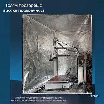 3D принтер изолационен капак Tuozhu A1 Lite P1, прахозащитна изпускателна кутия, устойчив на високи температури