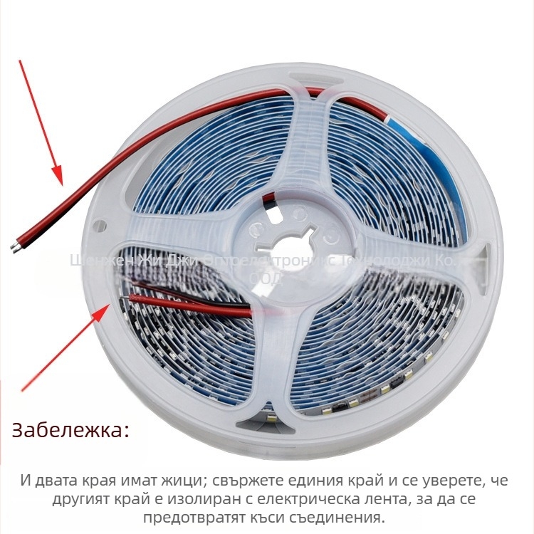 LED лента 220V, 2835 SMD, гола платка, без драйвер, самозалепваща осветителна лента