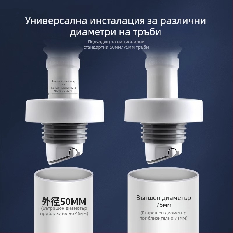 Submarine комплект за запечатване на мивката — уплътнение за дренаж, пръстен за запечатване и капак за дренаж