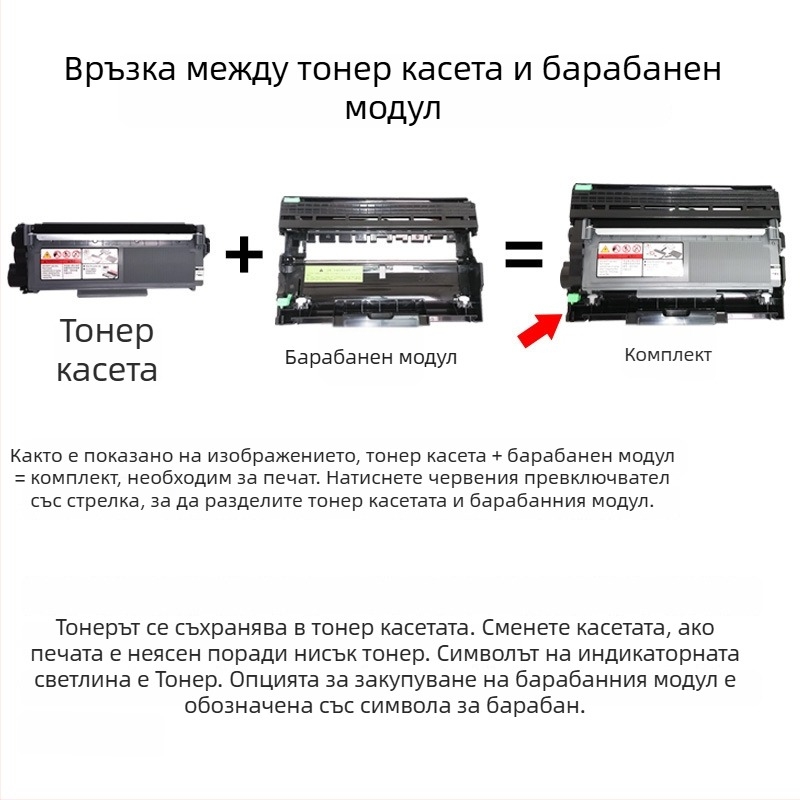 Тонер касета и рамка за барабан за Brother HL-2260/2260D/2560DN